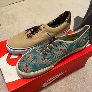 Vans Lo Authentic - Beige/Surf Style Classic BUNDLE